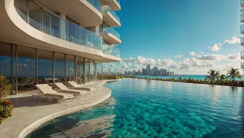 Infinity Pool with Skyline Views