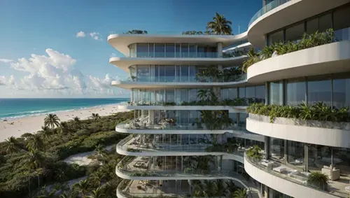 Modern Oceanfront Condo with Lush Terraces