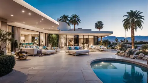 California Modern Desert Oasis Home