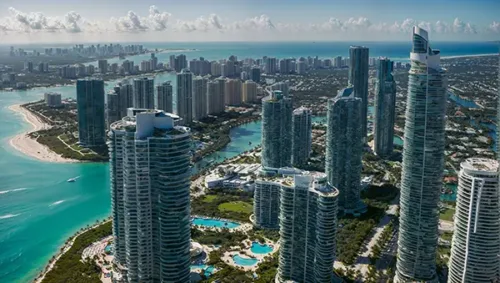 Advanced Coastal Cityscape in Florida