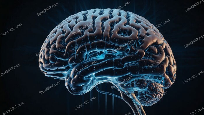 The Artificial Neural Network Brain Illuminated by Electric Synapses