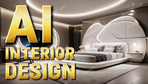 AI Bedroom Interior Design SERENITY