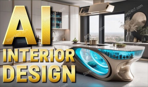 Futuristic Kitchen Designs Crafted by AI